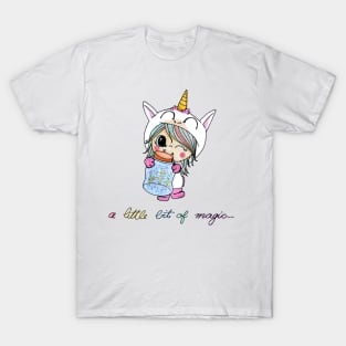Cute unicorn women print T-Shirt